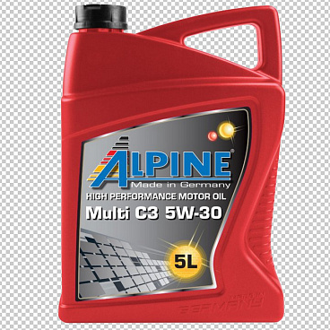 Syntetický motorový olej Alpine Multi C3 5W-30 1 alebo 5 L Syntetický motorový olej Alpine Multi C3 5W-30 1 alebo 5 L