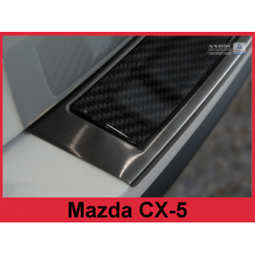 Carbon kryt- ochrana prahu zadného nárazníka Mazda CX-5 2014-17