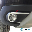 Nerez chróm rámčeky predných hmloviek Omtec brúsené Dacia Duster 2018+