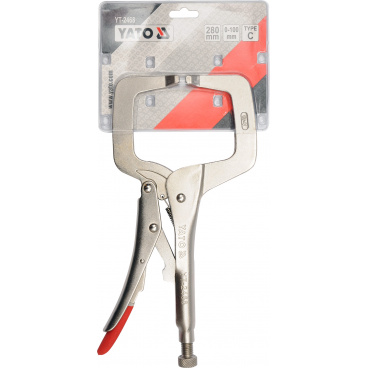 Kleště samosvorné upínací typu C 280 mm ( YT-2468 ) Kleště samosvorné upínací typu C 280 mm ( YT-2468 )