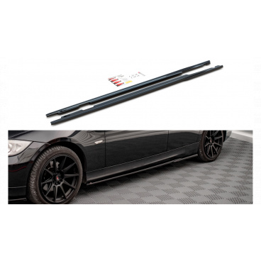 Lesklé čierne lišty BMW 3 E90