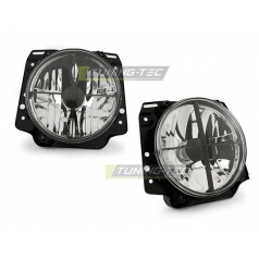 VW Golf 2 08.1983-08.1991 predné číre svetlá chrome vonkajšie (LPVW08)