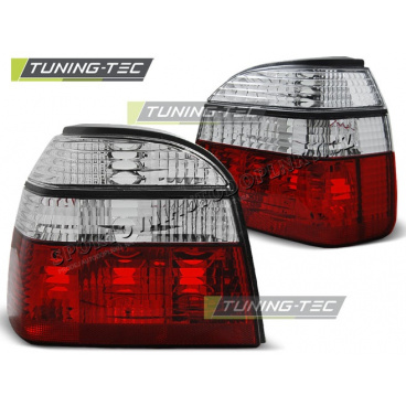 VW Golf 3 09.1991-08.1997 zadné lampy Red white (LTVW97) VW Golf 3 09.1991-08.1997 zadné lampy Red white (LTVW97)