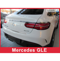 Nerez kryt-ochrana prahu zadného nárazníka Mercedes GLE 2015+