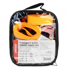 Súprava prepravné popruhy a elastické laná AMIO-03293