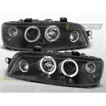 Fiat Punto II predné číre svetlá Angel Eyes black (LPFI02) Fiat Punto II predné číre svetlá Angel Eyes black (LPFI02)
