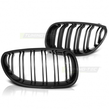 BMW E60, E61 07.2003-10 lesklá čierna maska Double Bar M-Look (GRBM93) BMW E60, E61 07.2003-10 lesklá čierna maska Double Bar M-Look (GRBM93)