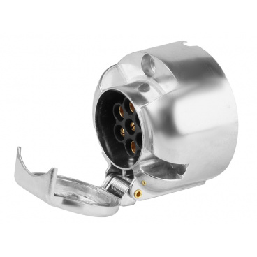 Zásuvka pre ťažné zariadenie automobilu 7 pólov (kovová)