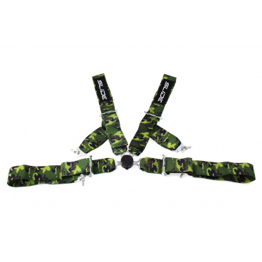 4-bodový 75 mm bezpečnosťou pás SLIDE CAM LOCK CAMOUFLAGE 4-bodový 75 mm bezpečnosťou pás SLIDE CAM LOCK CAMOUFLAGE