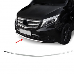Nerez lišta predného difúzora Omtec Mercedes Benz Vito W447 2014-19