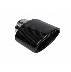 Koncovka tlmiča 150x90mm vstup 70mm Carbon Gloss