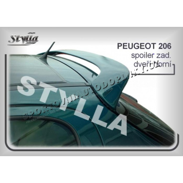 PEUGEOT 206 98+ spoiler zad. dveří horní (EU homologace) PEUGEOT 206 98+ spoiler zad. dveří horní (EU homologace)