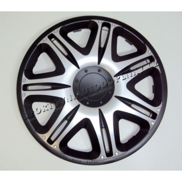 Pokrievky na kolesá - kryty kolies Nascar silver-black 13-16" (po 1 ks) Pokrievky na kolesá - kryty kolies Nascar silver-black 13-16" (po 1 ks)