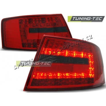 Audi A6 C6 sedan 04.2004-08 zadné LED lampy red smoke (LDAU74)