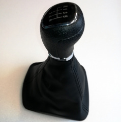 Hlavica radiacej páky s manžetou Škoda Octavia II 1Z 6 rýchl. čierna