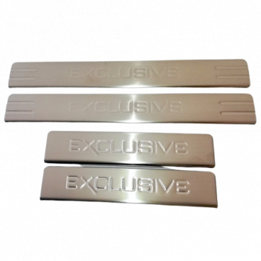 Kryty prahov, ABS - strieborné matné, Škoda Yeti 09/2009 -