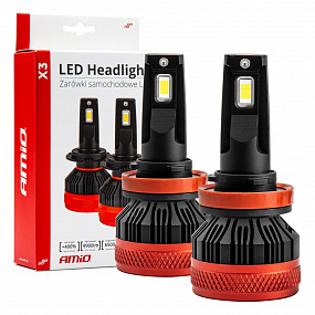 Automobilové LED žiarovky série X3 H8 H9 H11 H16 6500K Canbus Automobilové LED žiarovky série X3 H8 H9 H11 H16 6500K Canbus