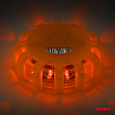 Automobilová núdzová lampa akumulátorová s funkciou svietidla 12SMD+3SMD 650mAh (BATT) oranžové svetlo