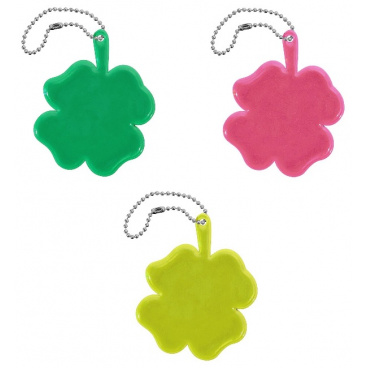 Prívesok reflexný Štvorlístok - rôzne farby Prívesok reflexný Štvorlístok - rôzne farby