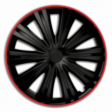 Kryty kolies GIGA R black/red 14-16" (sada 4 ks) Kryty kolies GIGA R black/red 14-16" (sada 4 ks)