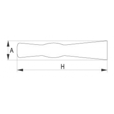 Kladivo zednické 600 g typ "R" kovové Kladivo zednické 600 g typ "R" kovové