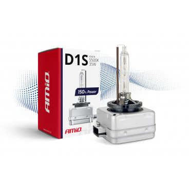Xenónová žiarovka výbojka xenon D1S 5500K AMiO 150% POWER AMIO-01968