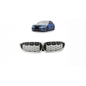 Gril BMW 3 G20 G21 Celý chrómový