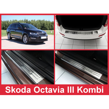 Sada nerez doplnkov 5 ks Škoda Octavia III kombi Sada nerez doplnkov 5 ks Škoda Octavia III kombi