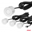 Sada parkovacích senzorov cúvacie senzory MAX LED 4 biele senzory AMIO-02289