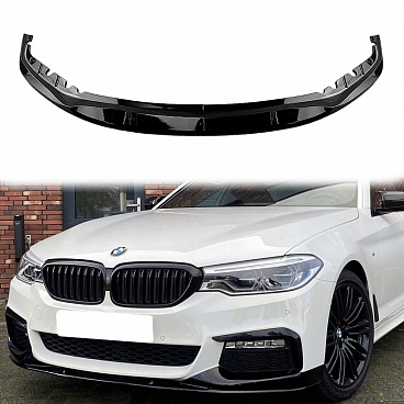 Predný spojler BMW 5 G30 M šport Lesklá čierna Predný spojler BMW 5 G30 M šport Lesklá čierna