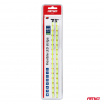 Zelené LED COB pásiky do auta 2x30cm 12V AMIO-04573