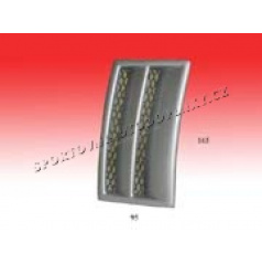 Univerzálne bočné výduchy nárazníka-funkčné s mriežkou 165 x 95mm