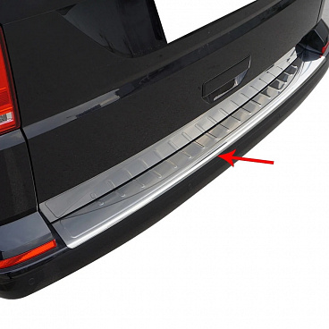 Nerez kryt zadného nárazníka VW T6, T6,1 2015-24 leštený Nerez kryt zadného nárazníka VW T6, T6,1 2015-24 leštený