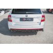 Bočné difúzory pod zadný nárazník ver.2 pre Škoda Octavia RS Mk3, Maxton Design (čierny lesklý plast ABS)