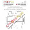 Subaru Legacy do 2006 BE BH StrongFlex kompletní sestava silentbloků 24 ks