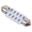 27 LED žiarovka sulfit biela 38 mm 1 ks