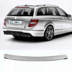 Nerez kryt hrany zadného nárazníka Mercedes C kombi 2008-14 leštený
