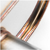 Športový nerezový stredový výfuk RM MOTORS DUAL 63 mm / 400 mm