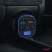 FM vysielač do auta 2×USB-A 12V 24V