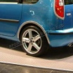 Lemy blatníkov, ABS strieborné matné, Škoda Fabia II Limousine