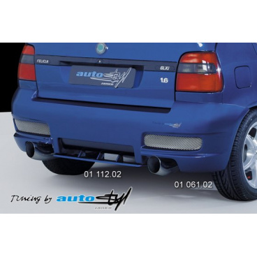 Škoda Felicia Facelift (od r.v. 98) Zadný nárazník - model 2003 (prevlek)