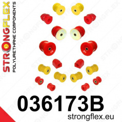 BMW rad 7 Strongflex kompletná zostava silentblokov 14 ks