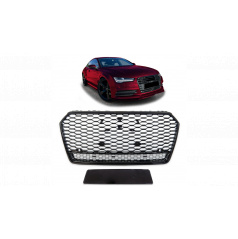 Gril Audi A7 C7 Facelift Lesklá Čierna