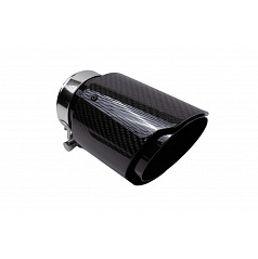 Koncovka tlmiča 114mm vstup 70mm Carbon Gloss