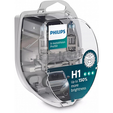 Halogénové žiarovky Philips X-tremeVision H1 12V 55W +150% 2 ks Halogénové žiarovky Philips X-tremeVision H1 12V 55W +150% 2 ks