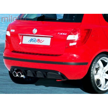 Ochranné lišty predného a zadného nárazníka, Škoda Fabia II Limousine Ochranné lišty predného a zadného nárazníka, Škoda Fabia II Limousine