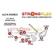 Alfa Romeo Spider 1995-05 Strongflex Šport zostava silentblokov len pre zadnú nápravu 16 ks