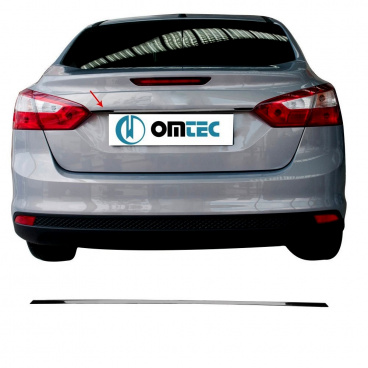 Nerez čierny kryt hrany kufru nad ŠPZ Omtec Škoda, Ford Nerez čierny kryt hrany kufru nad ŠPZ Omtec Škoda, Ford