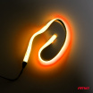 LED pásiky COB do auta oranžové 2x30cm 12V AMIO-04572