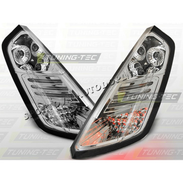 Fiat Grande Punto 2005-09 zadné LED lampy chrome (LDFI01)